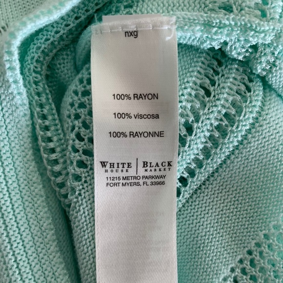 WHBM Lightweight Knit Sweater White House Medium - Picture 4 of 4